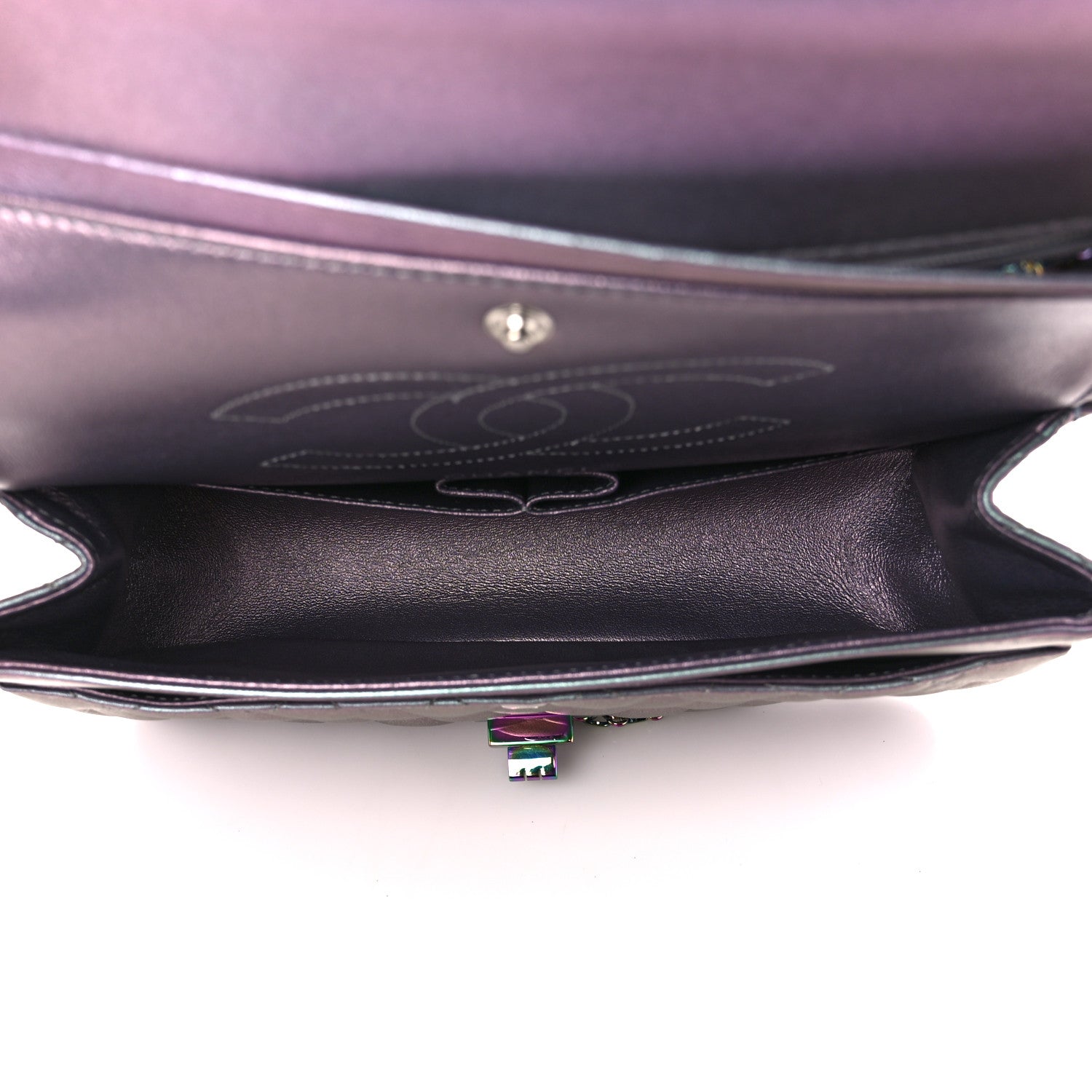 Chanel Iridescent Lambskin Quilted 2.55 Reissue 225 Flap Light Purple 5 of 11