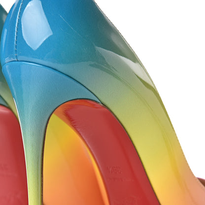 Christian Louboutin Patent Sunrise Pigalle Follies 100 Pumps 39.5 Multicolor 9 of 10