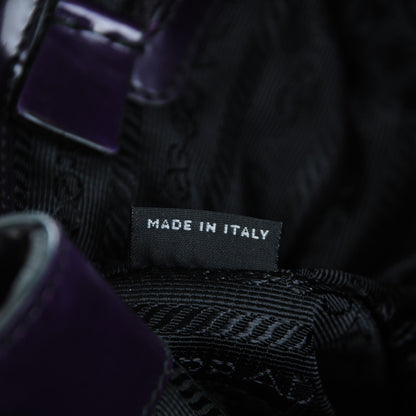 Prada Spazzolato Large Double Zip Tote Viola Fume 7 of 8