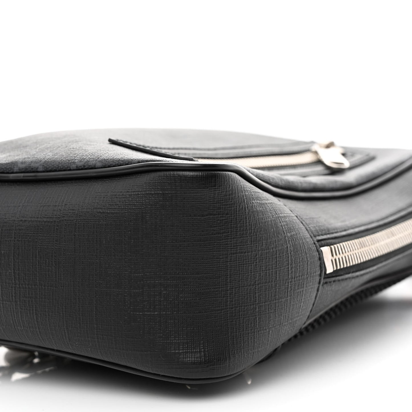 GG Supreme Monogram Web Belt Bag Black Grey