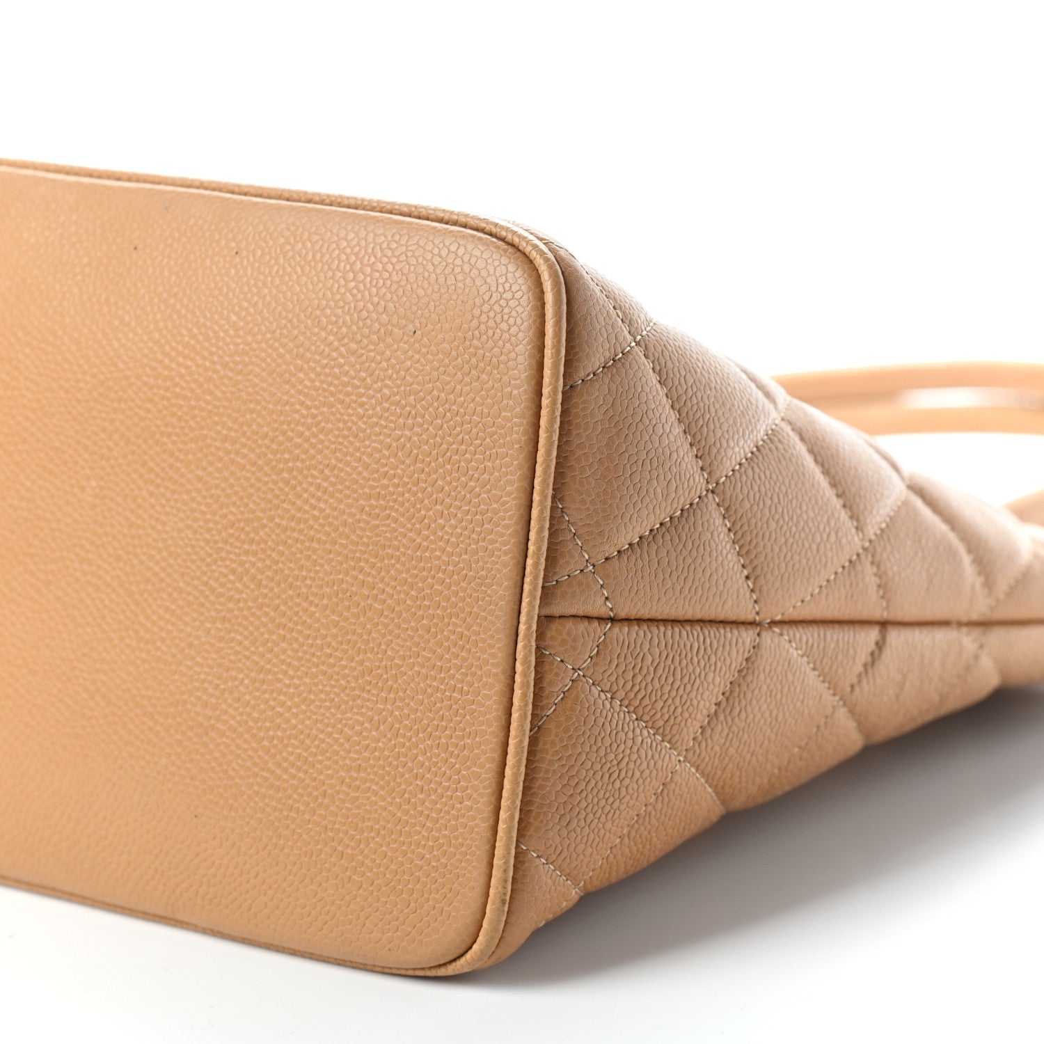 Chanel Caviar Quilted Medallion Tote Beige 9 of 12