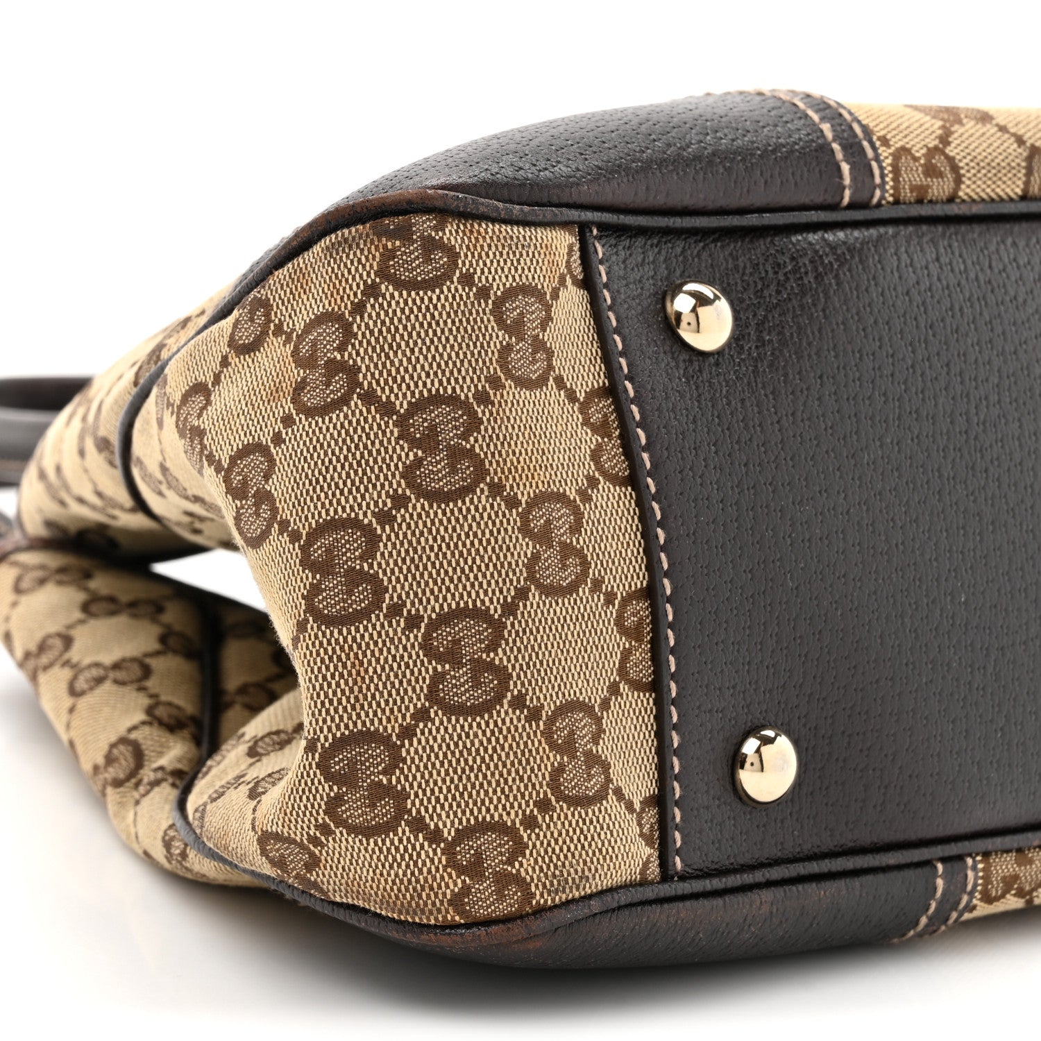 Gucci Monogram Medium Princy Tote Dark Brown 10 of 15