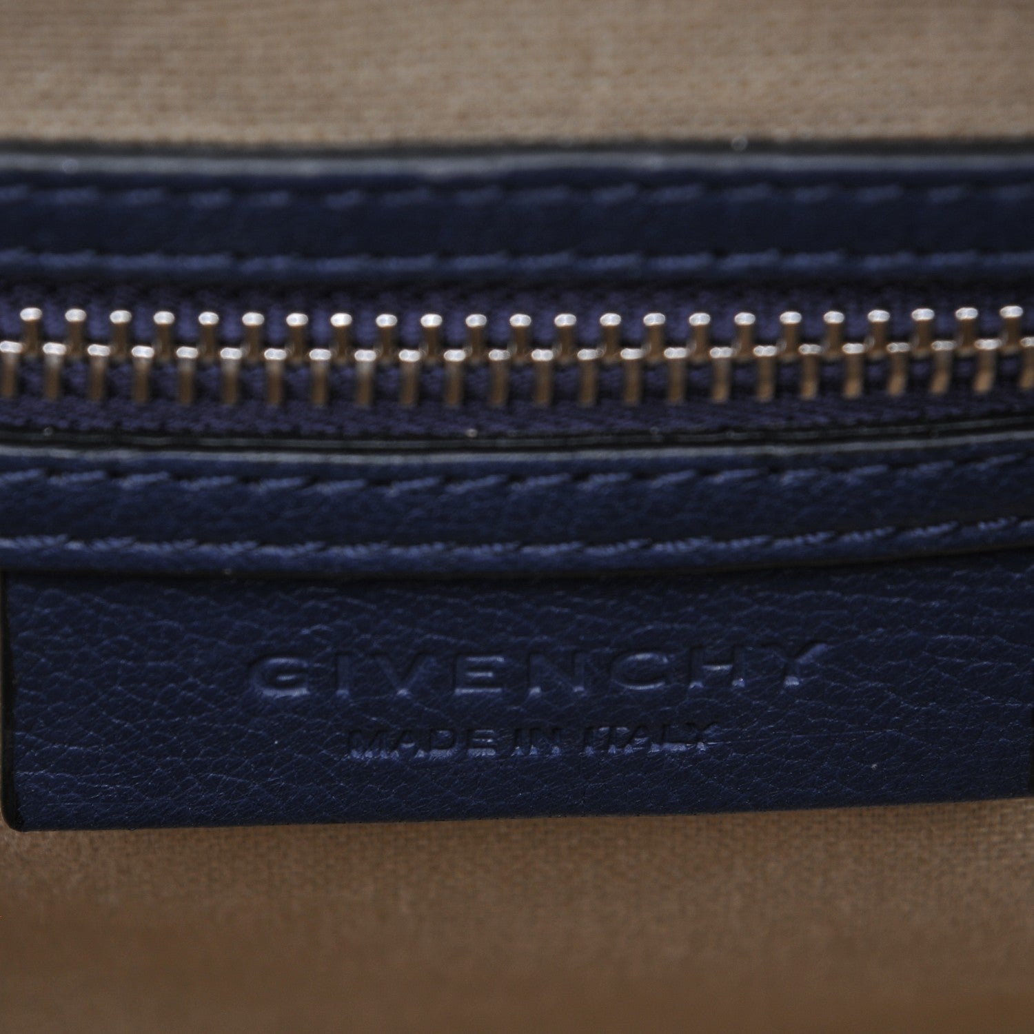 Givenchy Sugar Goatskin Small Antigona Deep Blue 8 of 9