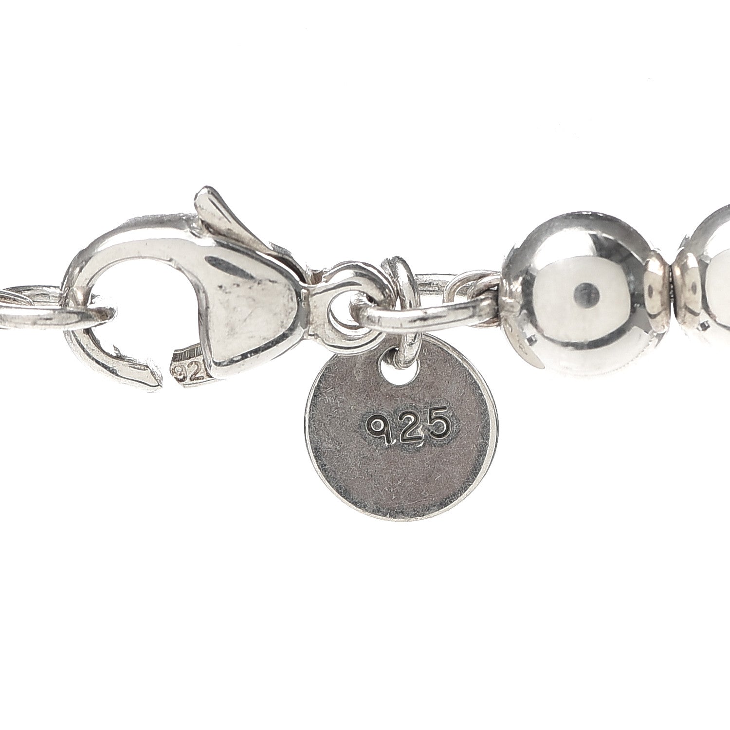 Tiffany Sterling Silver HardWear Graduated Ball Necklace 4 of 5