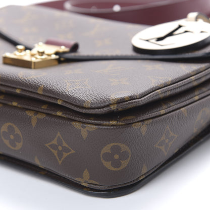 Louis Vuitton Monogram Braided Pochette Metis Safran 7 of 8