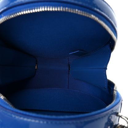 Chanel Patent Round As Earth Evening Bag Blue 5 of 10