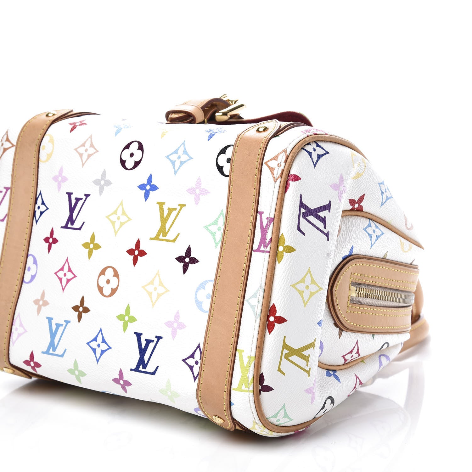 Louis Vuitton Monogram Multicolor Priscilla White 6 of 9