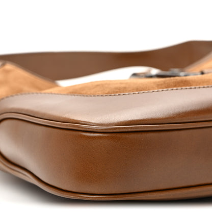 Gucci Suede Web Small Jackie O Hobo Light Brown 9 of 11