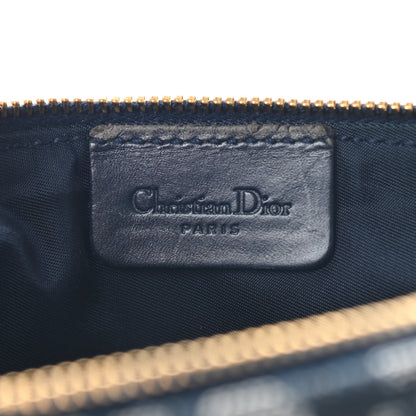 Christian Dior Monogram Mini Saddle Pochette Navy 6 of 7