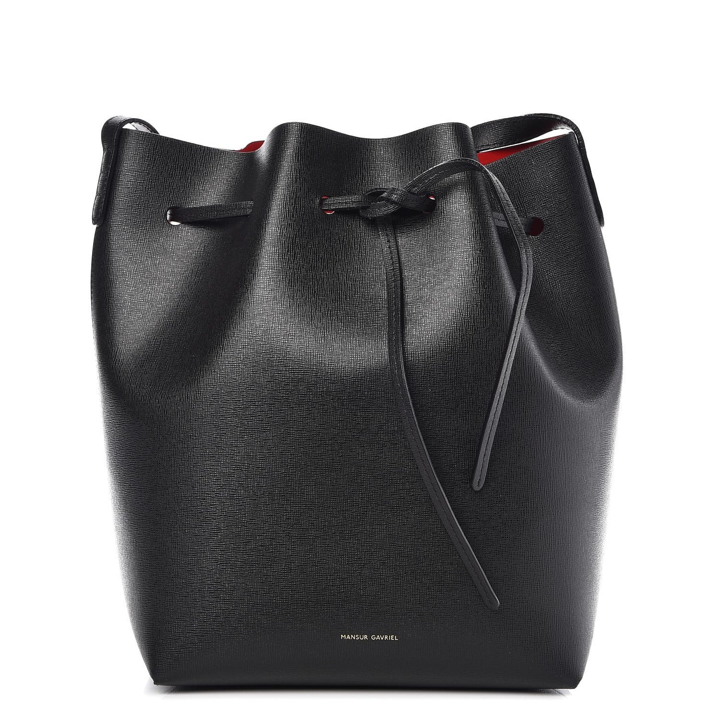 Saffiano Bucket Bag Black Flamma