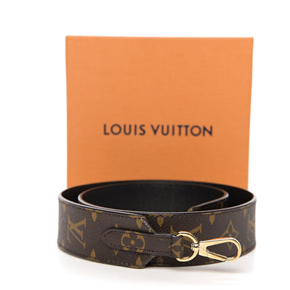 Louis Vuitton Monogram Bandouliere Shoulder Strap Black 5 of 5