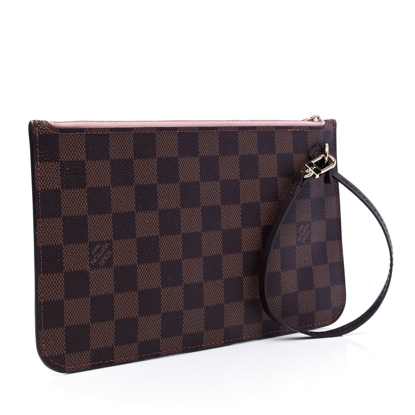 Damier Ebene Neverfull MM GM Pochette Rose Ballerine