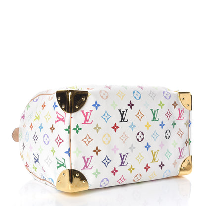 Louis Vuitton Monogram Multicolor Speedy 30 White 4 of 11