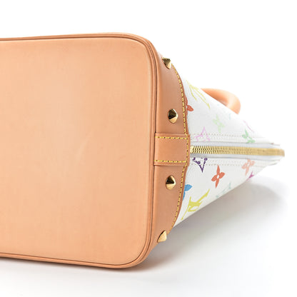Louis Vuitton Monogram Multicolor Alma White 9 of 13