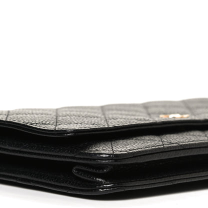 Chanel Caviar Quilted Wallet On Chain WOC Black 8 of 10