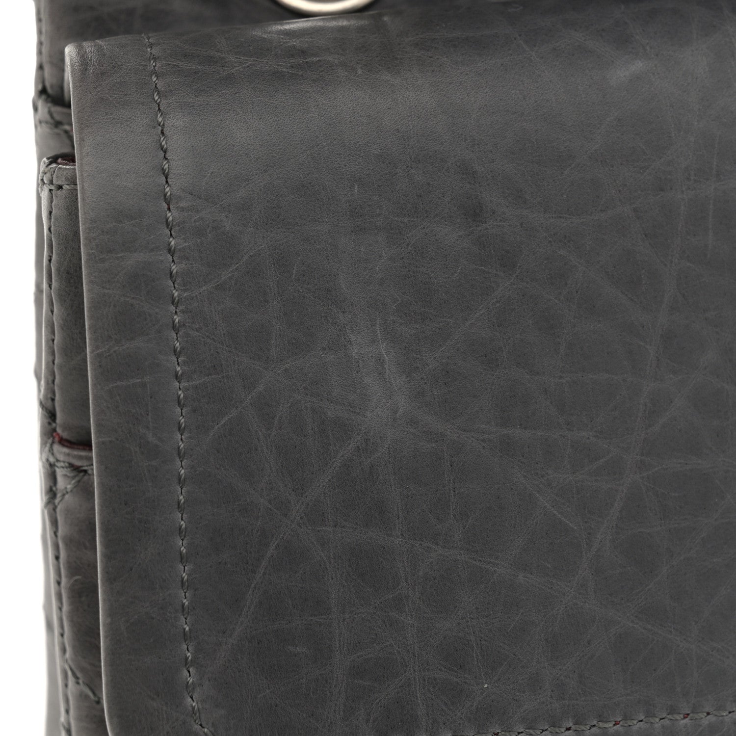 Chanel Aged Calfskin Quilted 50th Anniversary 2.55 Reissue 227 Flap Grey 15 of 17