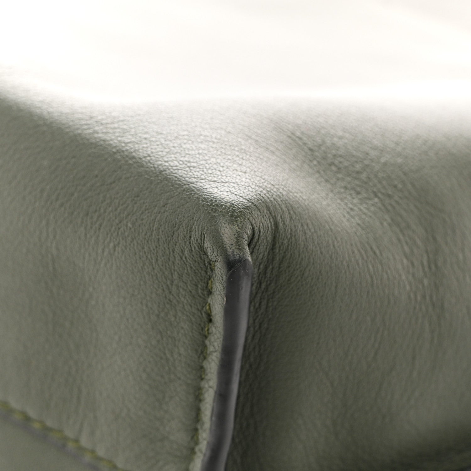 Loewe Calfskin Flamenco Knot Clutch Vintage Khaki 20 of 29