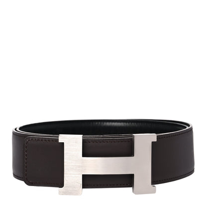 Hermes Box Chamonix 42mm Constance H Belt 95 Black Chocolate 1 of 5