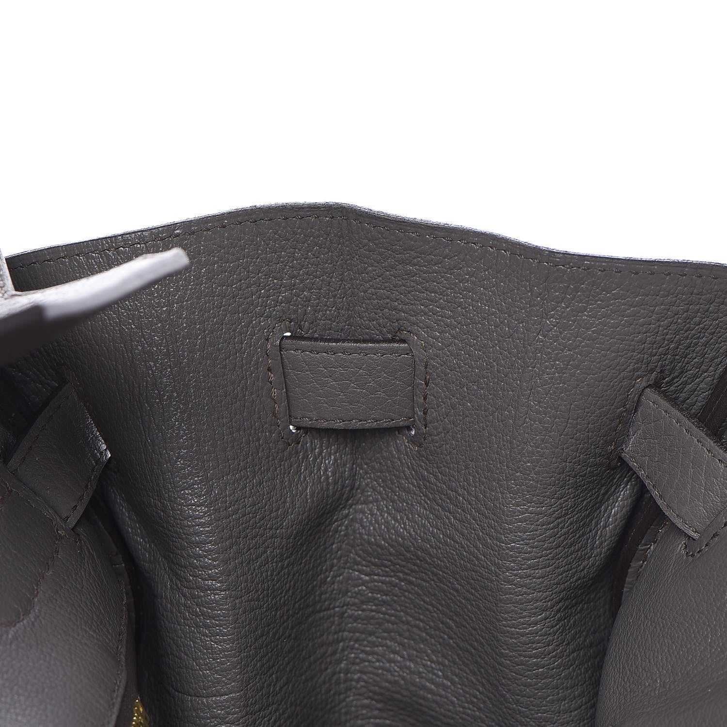Hermes Taurillon Clemence Birkin 35 Etain 15 of 41