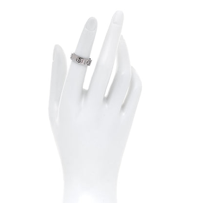 Cartier 18K White Gold 5.5mm LOVE Ring 49 4.75 2 of 4