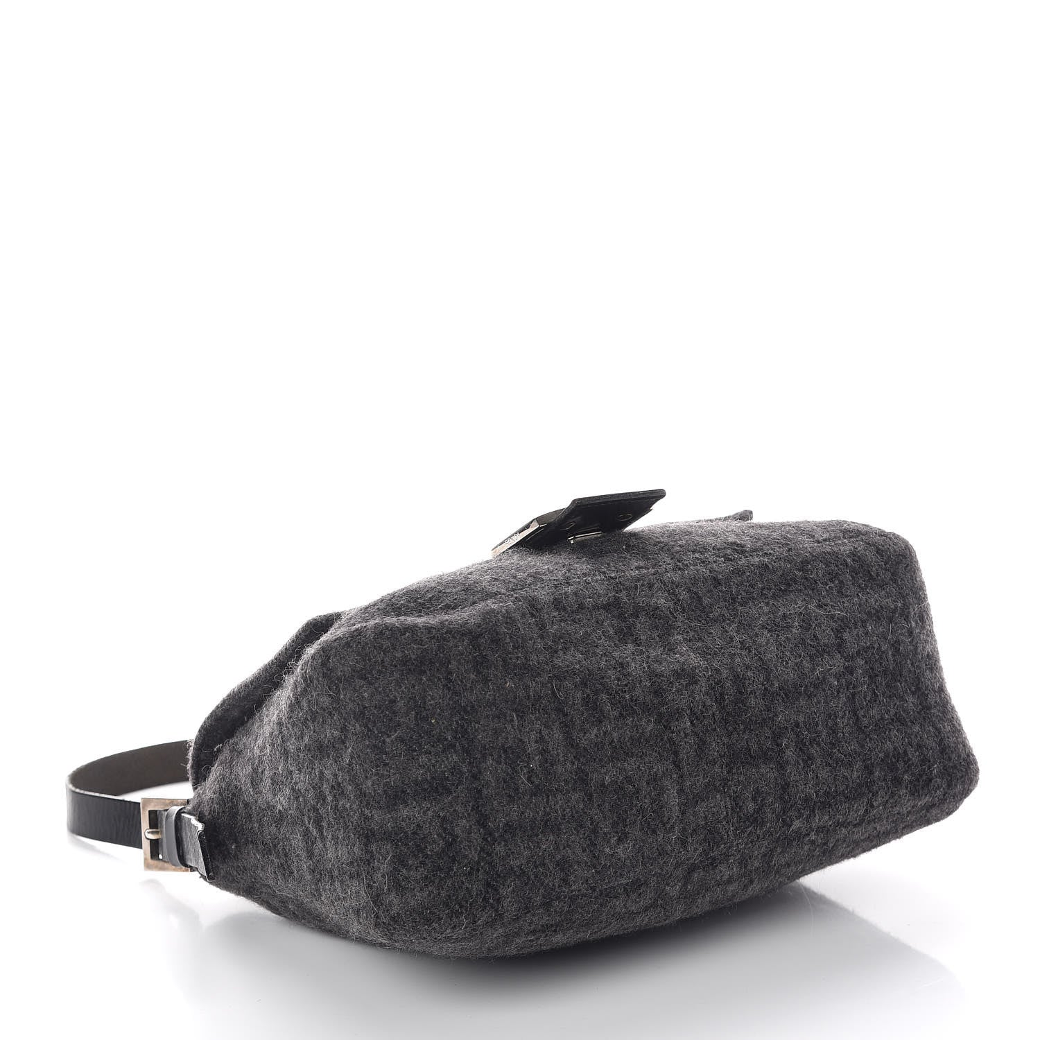 Fendi Wool Zucca Mama Baguette Grey 4 of 8