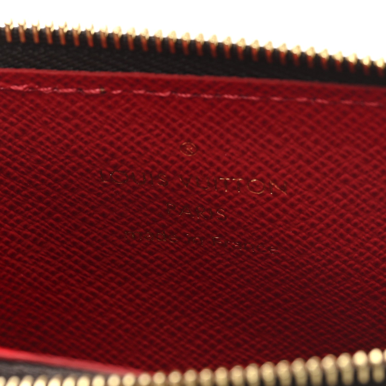 Louis Vuitton Damier Ebene Recto Verso Card Holder Red 6 of 6