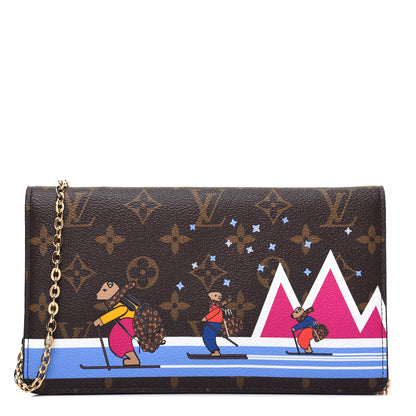 Louis Vuitton Monogram 2018 Christmas Animation Pochette Weekend 1 of 15