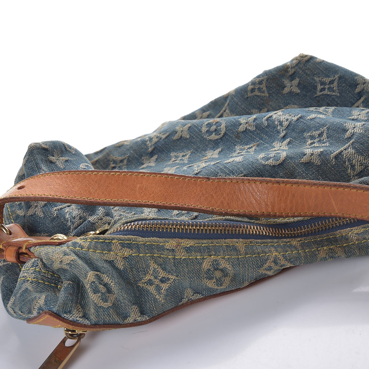 Louis Vuitton Monogram Denim Baggy PM Blue 7 of 22