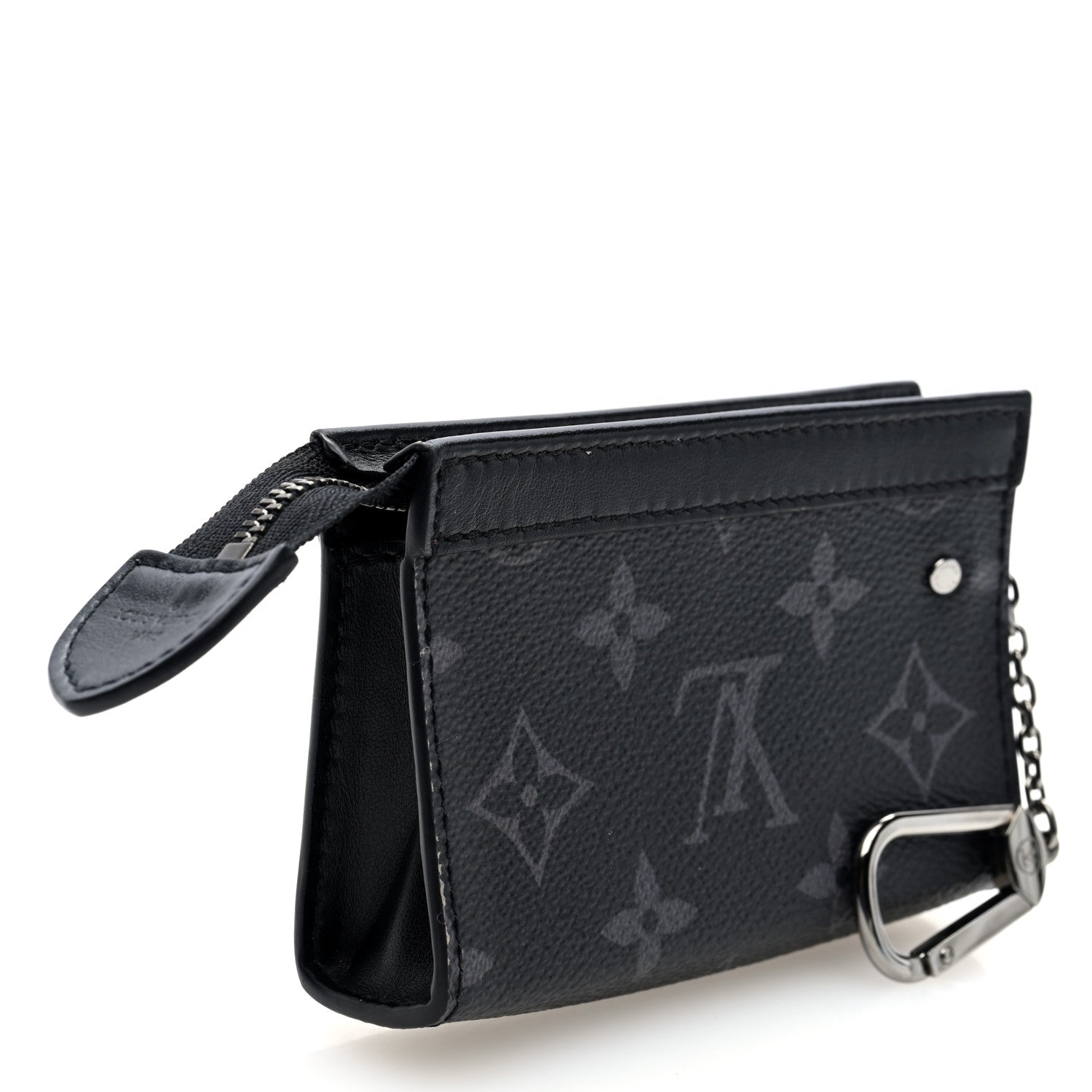 Louis Vuitton Monogram Eclipse Key Pouch Voyage 3 of 6