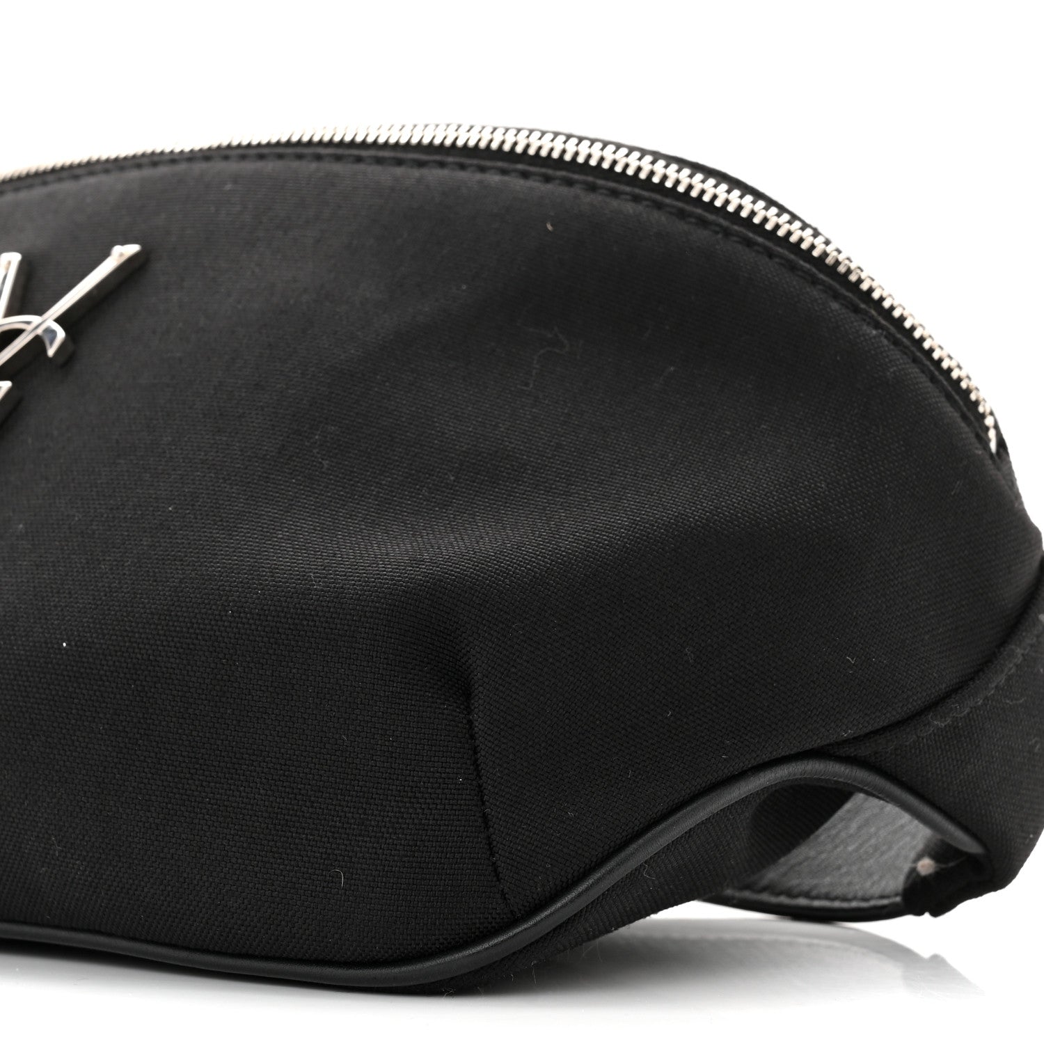 Saint Laurent Canvas Monogram Belt Bag Black 9 of 10