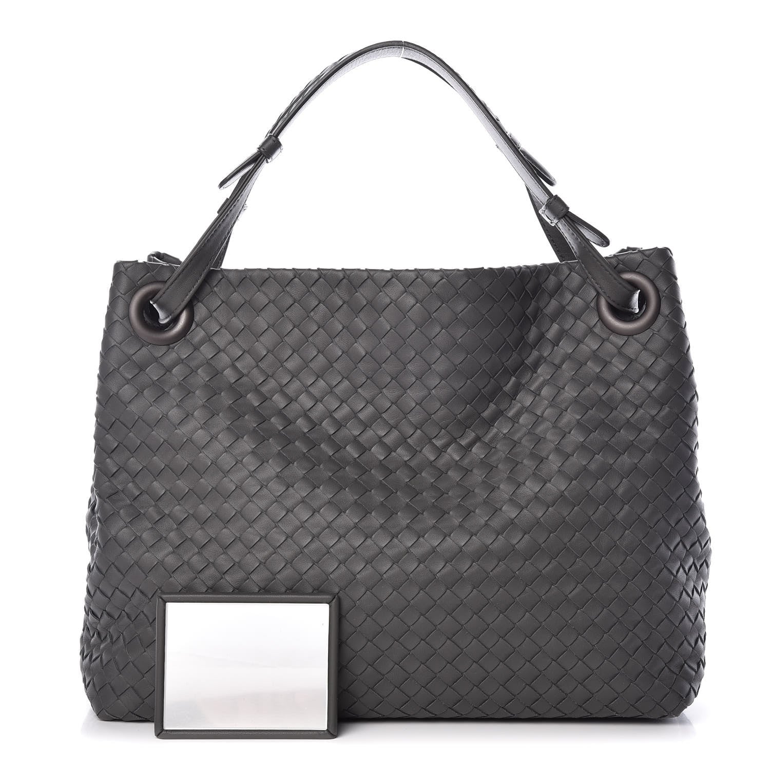 Bottega Veneta Nappa Intrecciato Garda Bag Grey 1 of 10