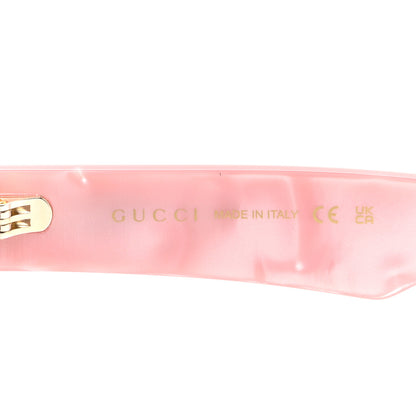 Gucci Rectangle 52mm Frame Sunglasses GG0998/S Black Pink 5 of 6