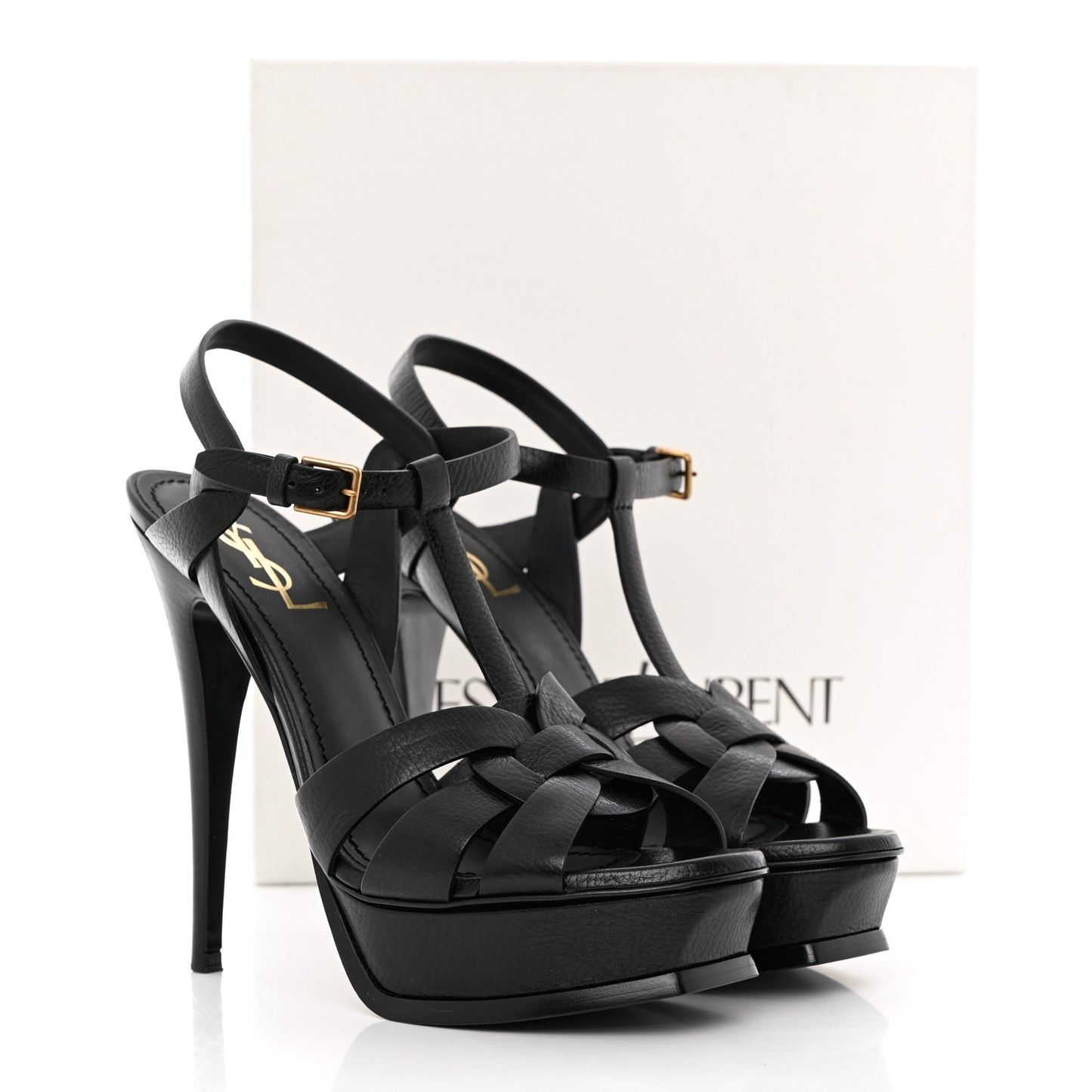 Buffalo Tribute 105 Platform Sandals 39 Black