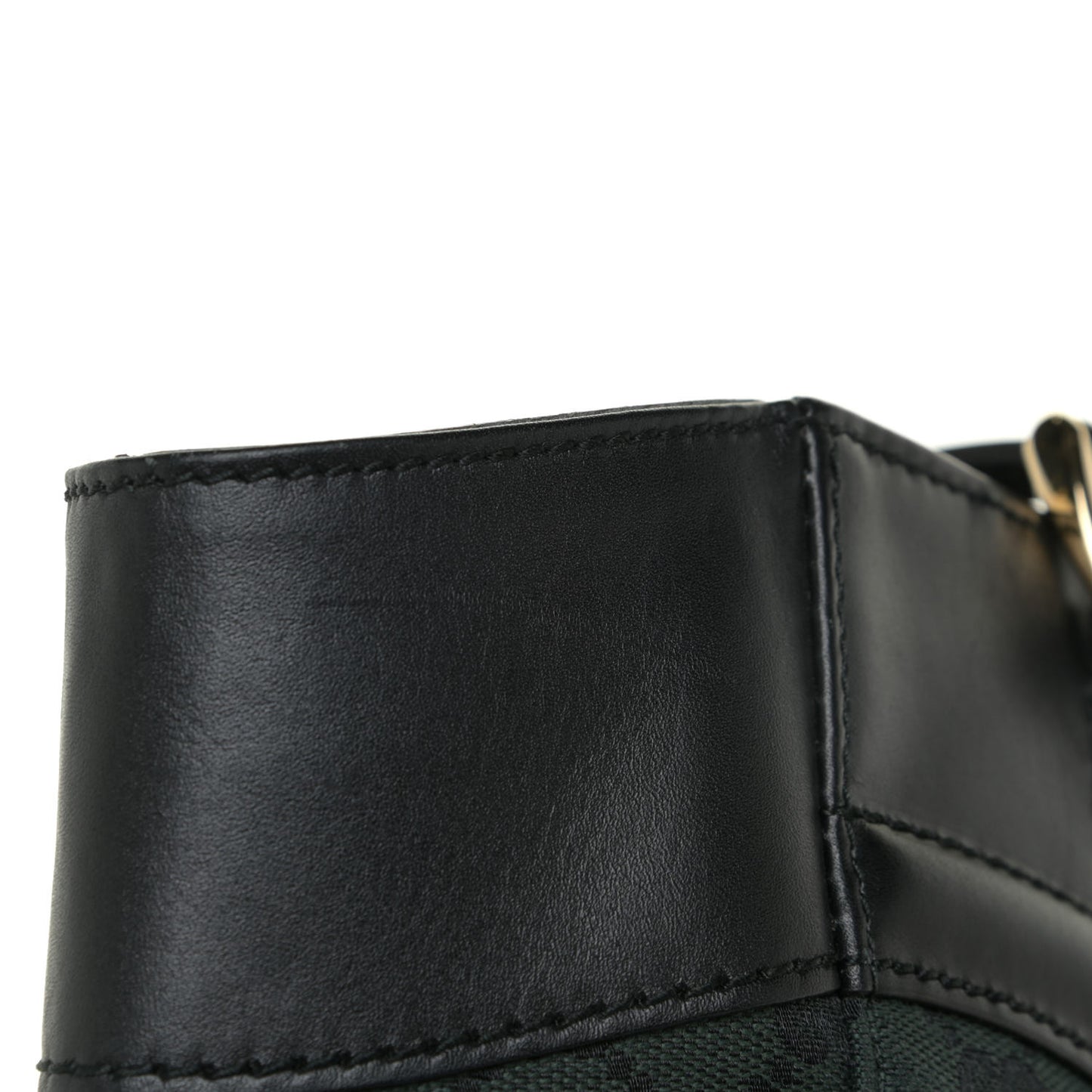 Monogram Crest Tote Green Black