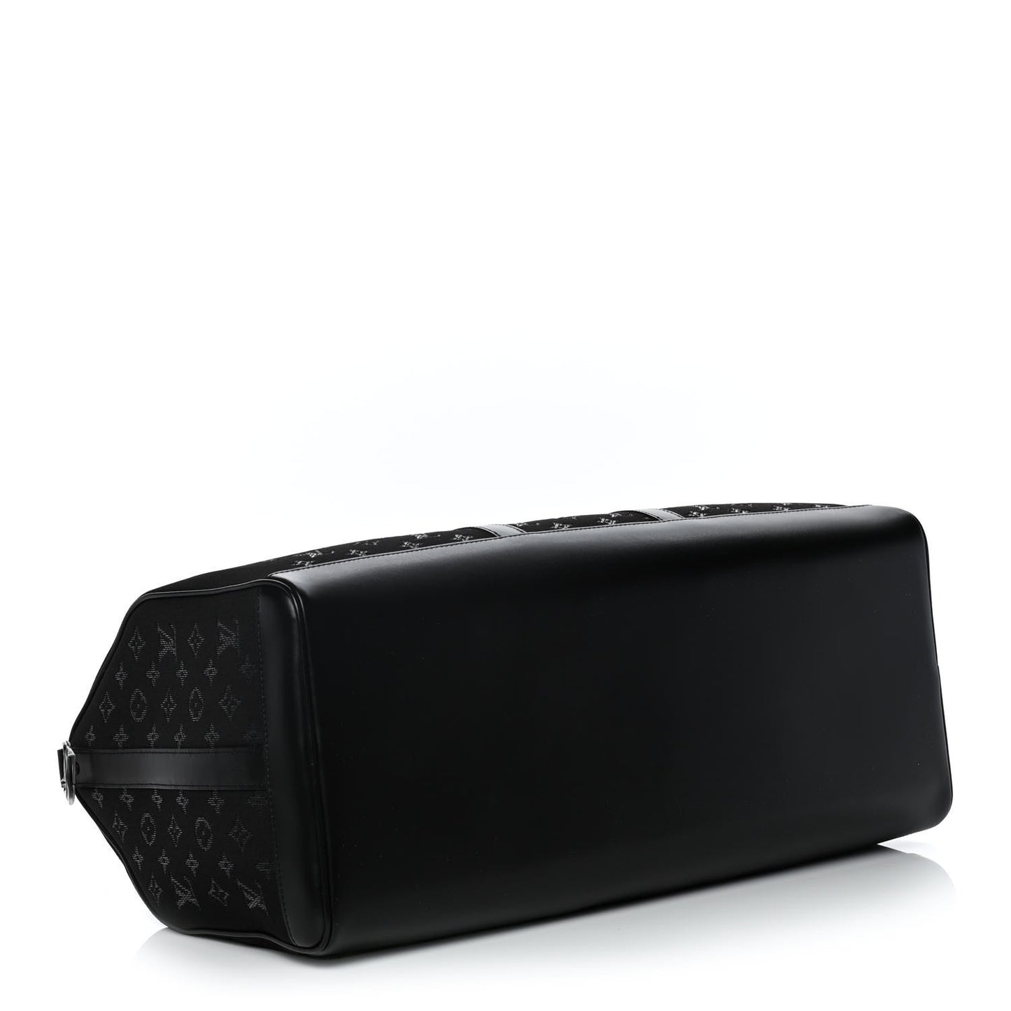 Jacquard Monogram Light Up Keepall Bandouliere 50 Black