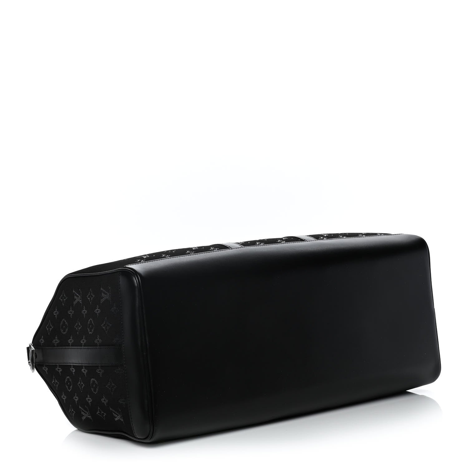 Louis Vuitton Jacquard Monogram Light Up Keepall Bandouliere 50 Black 8 of 28