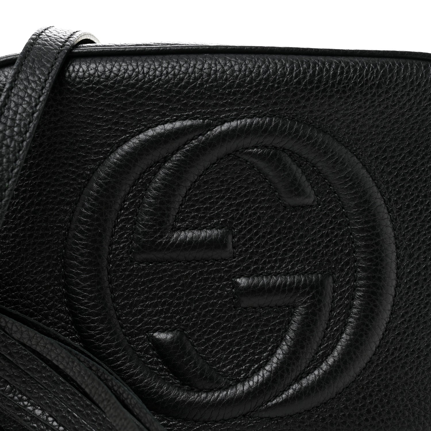Gucci Pebbled Calfskin Small Soho Disco Bag Black 8 of 11