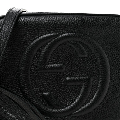 Gucci Pebbled Calfskin Small Soho Disco Bag Black 8 of 11