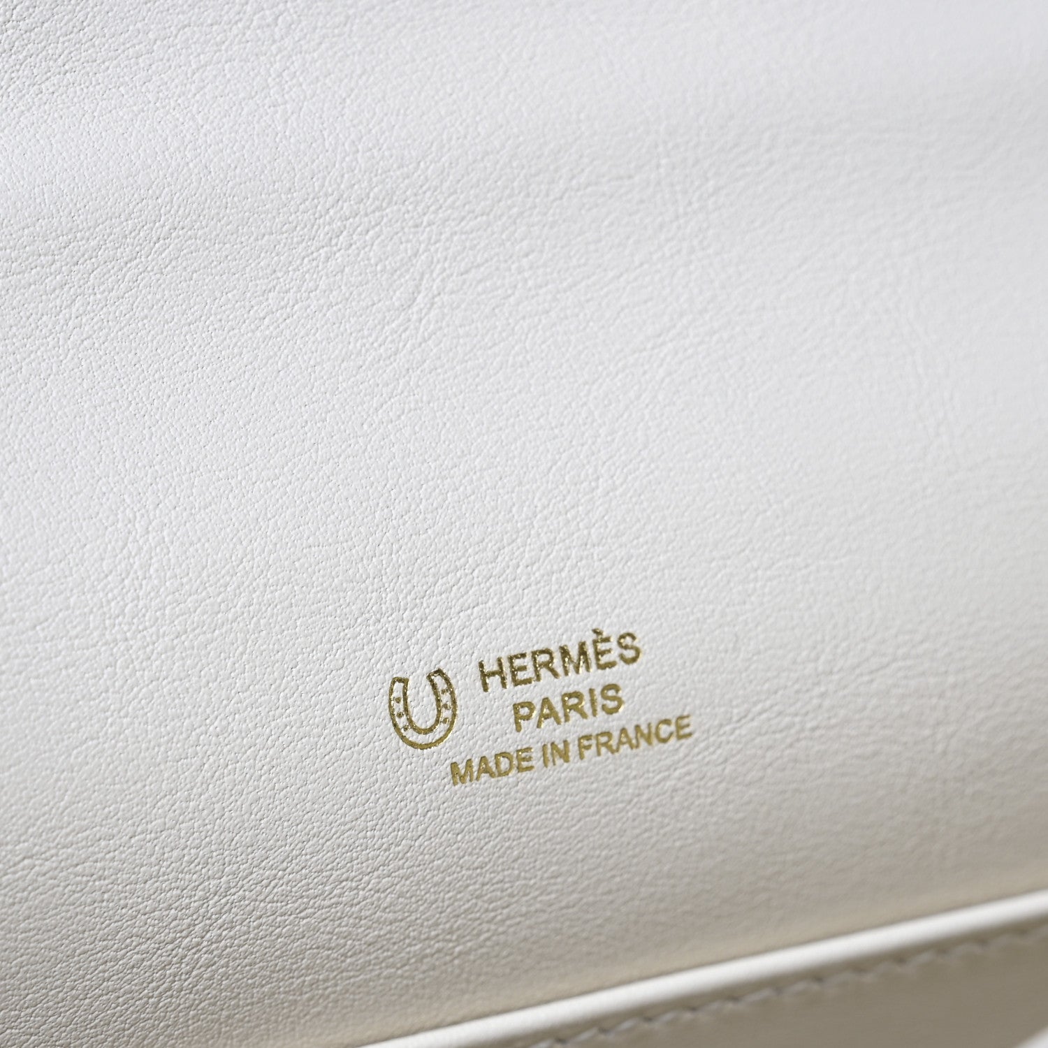 Hermes Swift Horseshoe Kelly Pochette Clutch Vert Criquet Nata 6 of 11