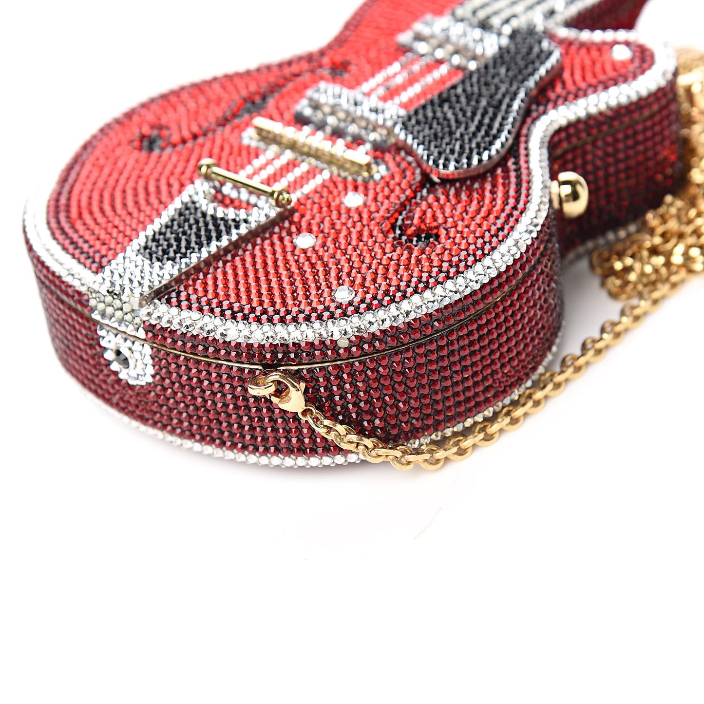 Crystal Acoustic Electric Guitar Clutch Fire Multicolor