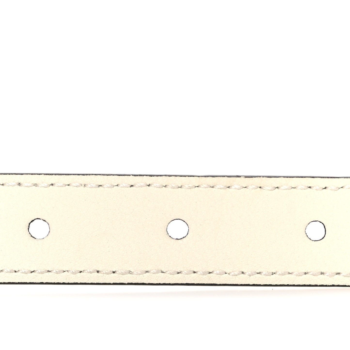 Calfskin Double G 20mm Belt  95 38 Mystic White