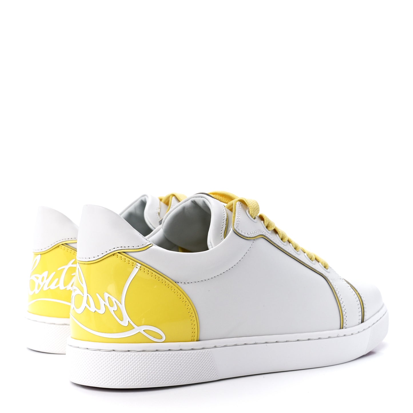 Patent Calfskin Womens Fun Vieira Flat Sneakers 37 Bianco