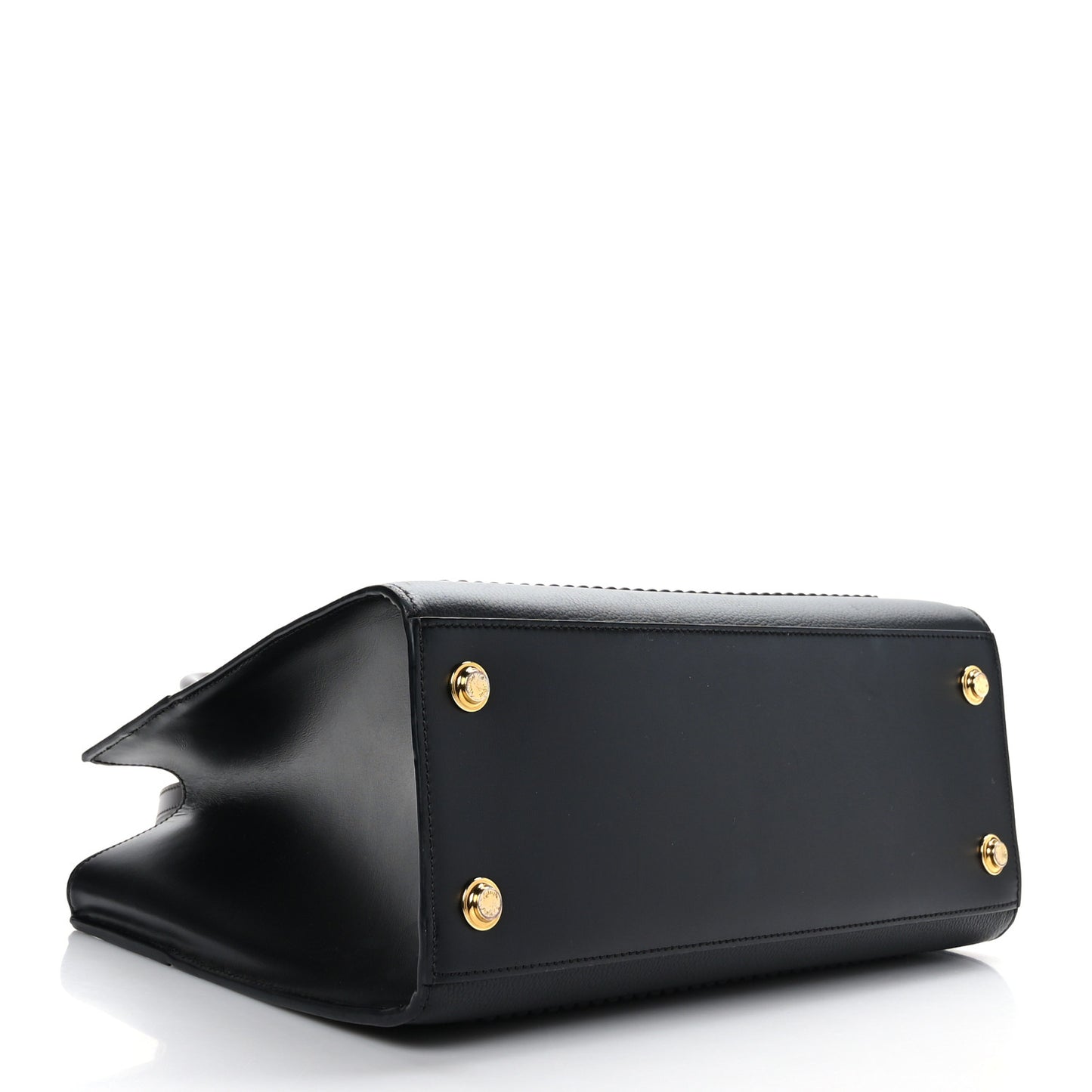 Calfskin Monogram City Steamer MM Black White