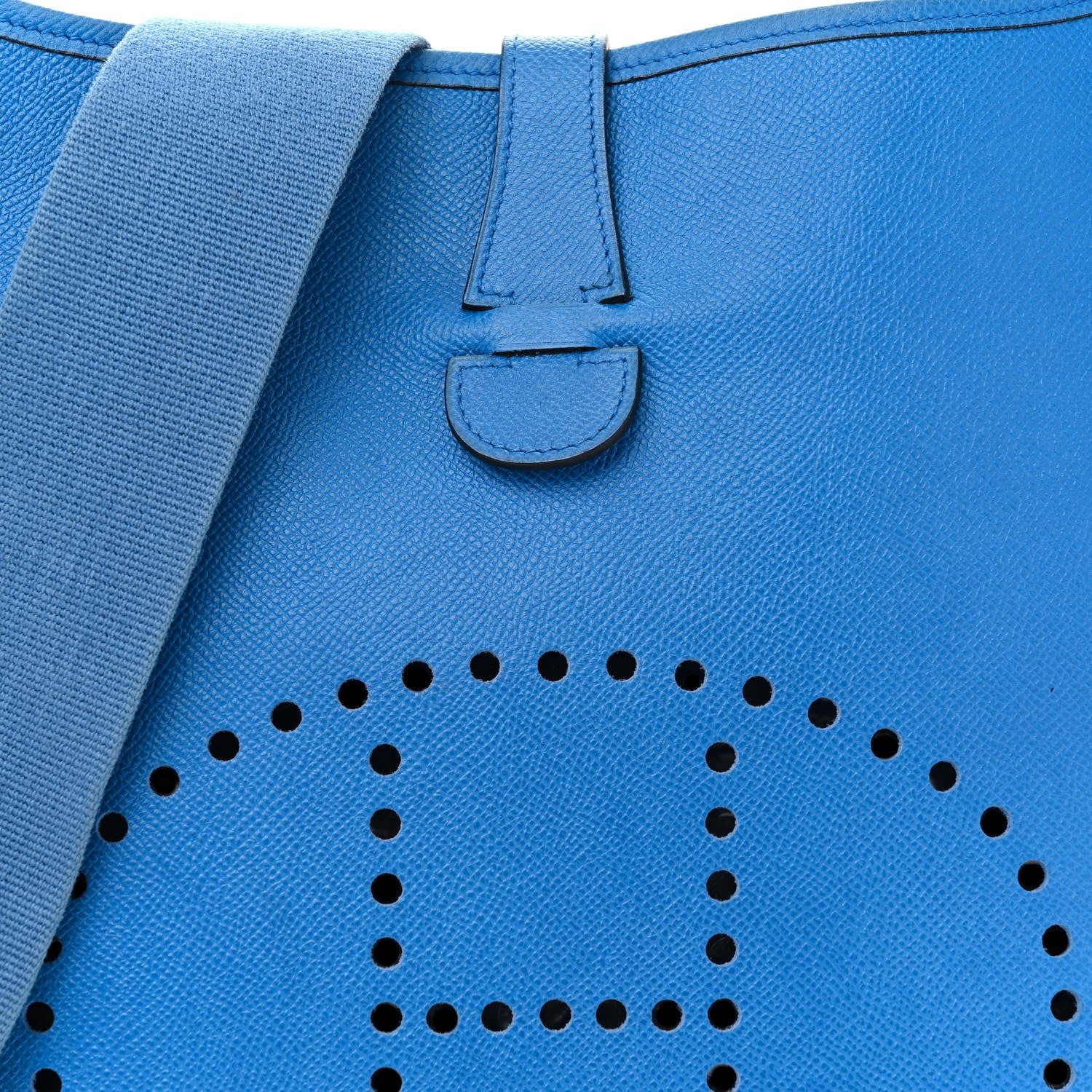 Hermes Epsom Evelyne GM Bleu France 8 of 19