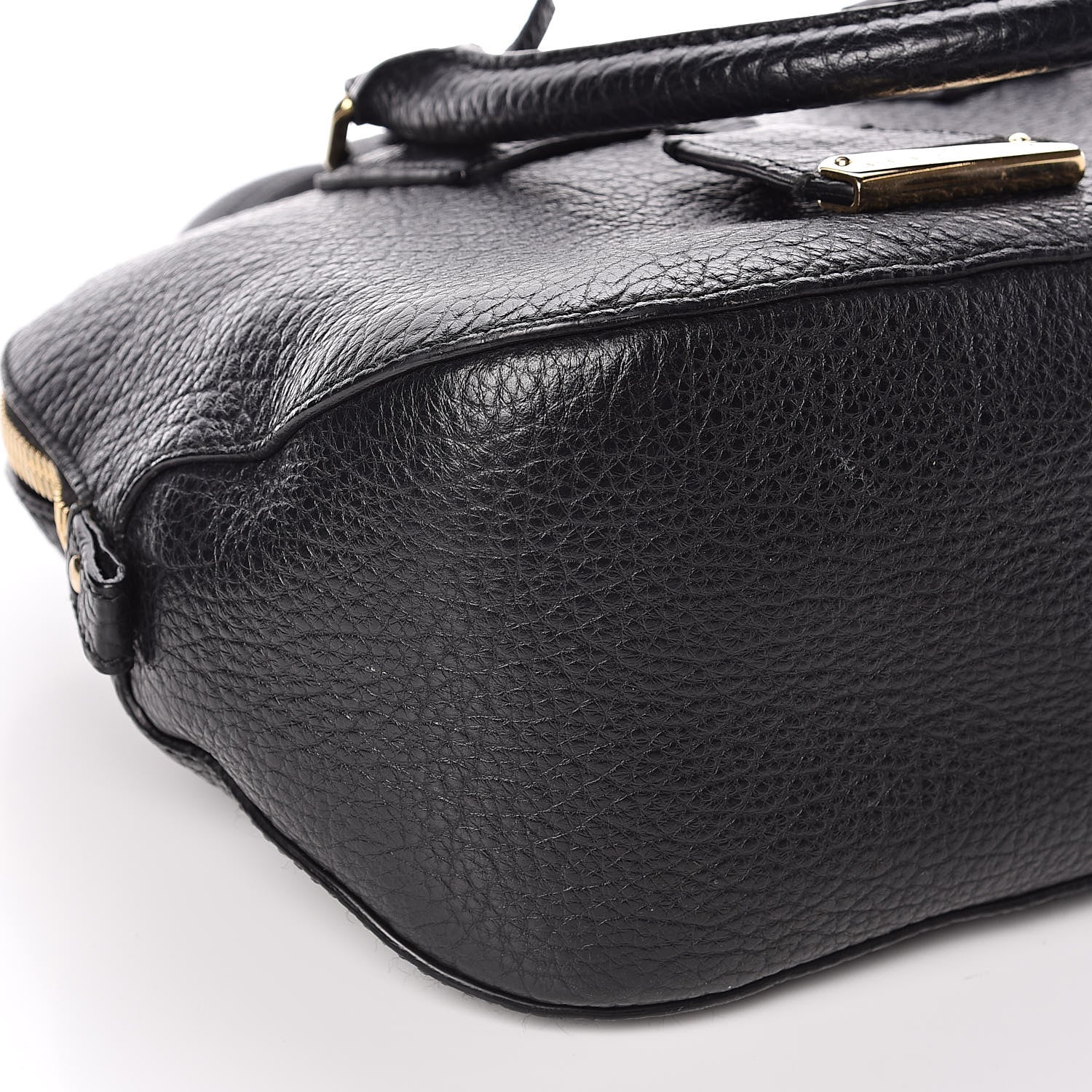 Burberry Heritage Grain Small Orchard Bowling Bag Black 9 of 11