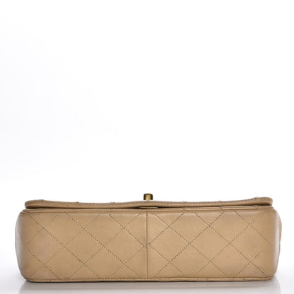 Chanel Lambskin Quilted Small Single Flap Beige 5 of 15