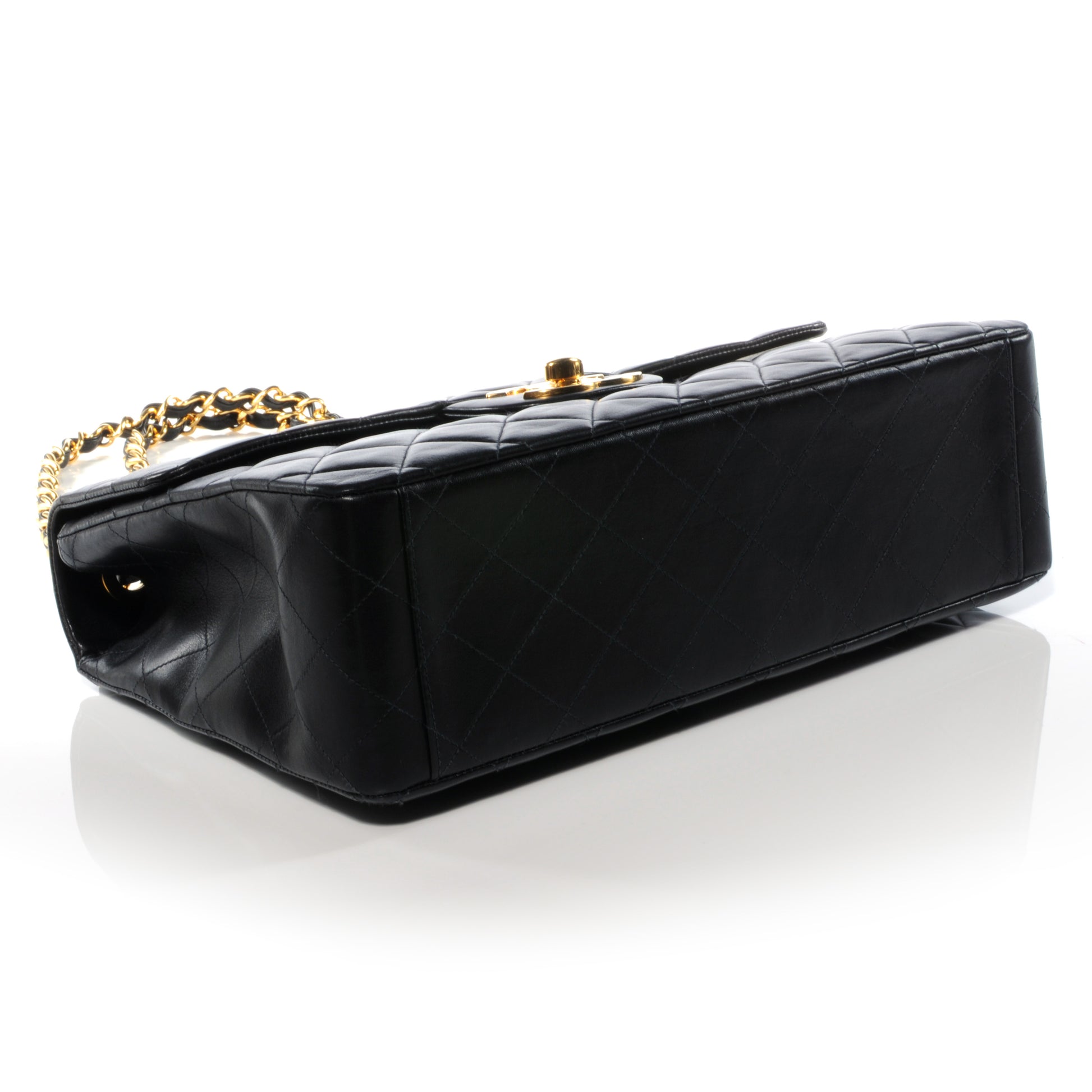 Chanel Lambskin XL Jumbo Flap Black 4 of 9