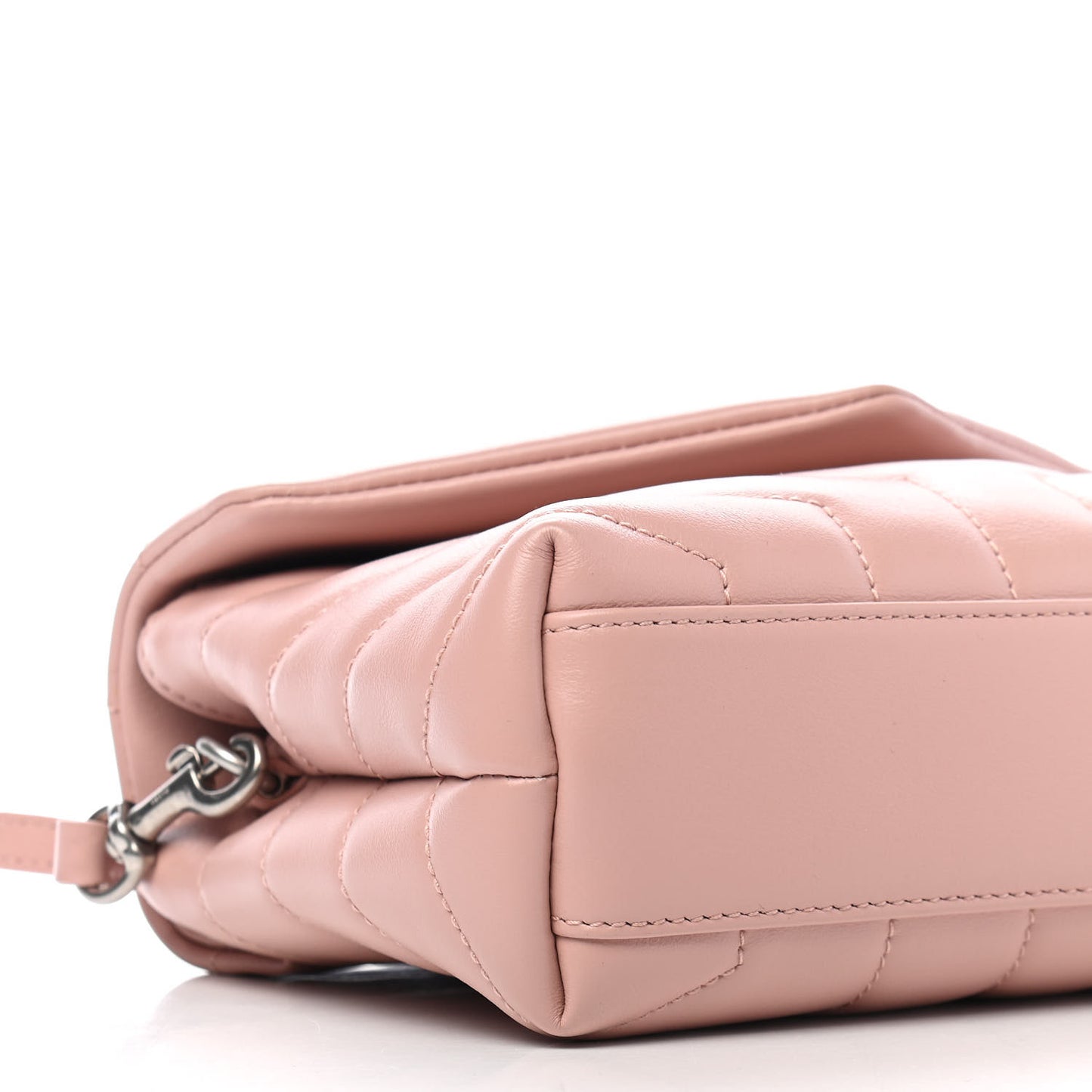 Calfskin Y Quilted Monogram Toy Loulou Crossbody Bag Tender Pink