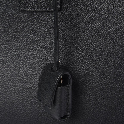 Saint Laurent Grained Calfskin Small Sac De Jour Black 10 of 10