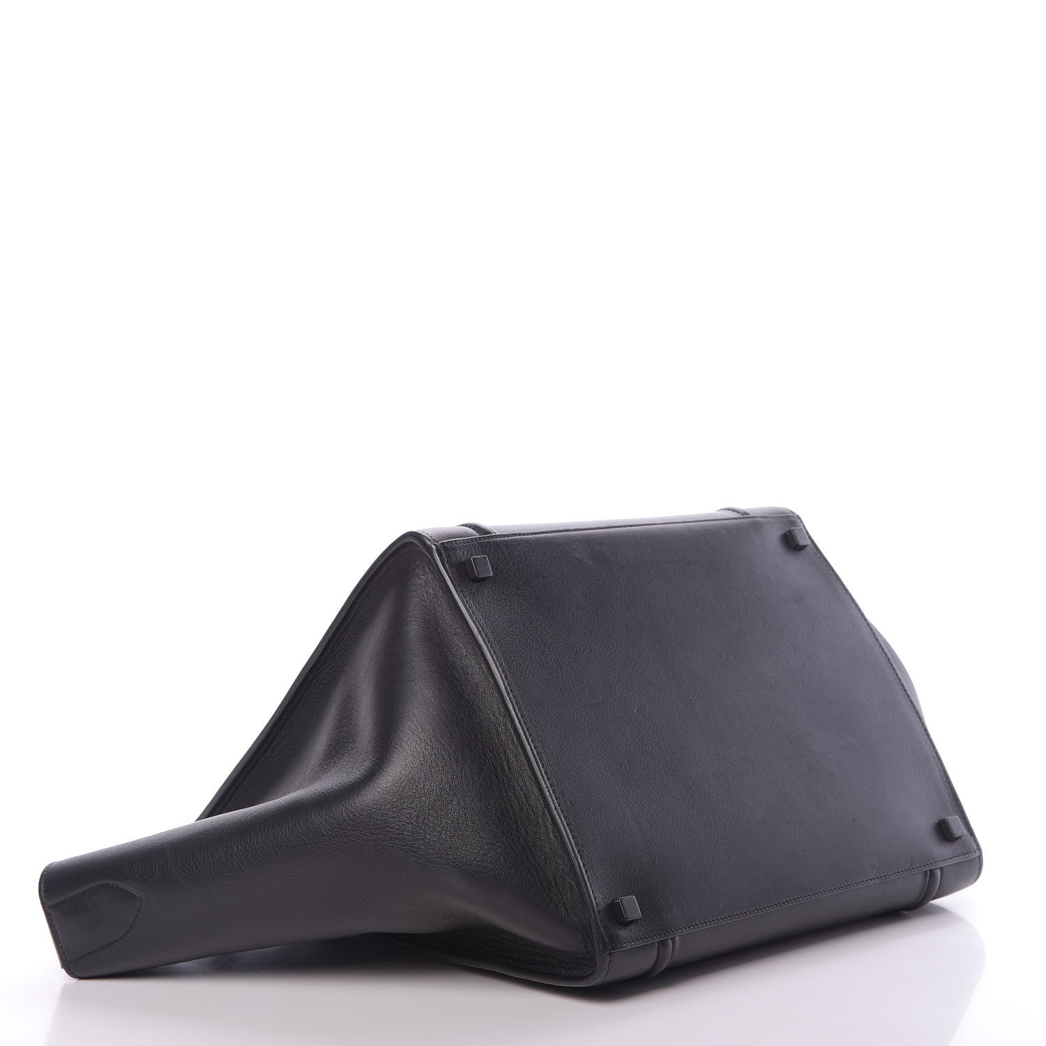 Celine Supple Calfskin Medium Phantom Luggage Black 4 of 18